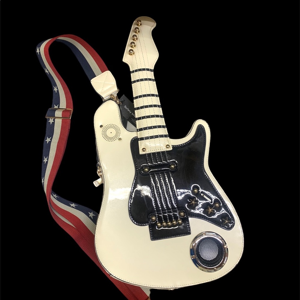 “Jamz” Guitar Purse with Bluetooth Speaker
